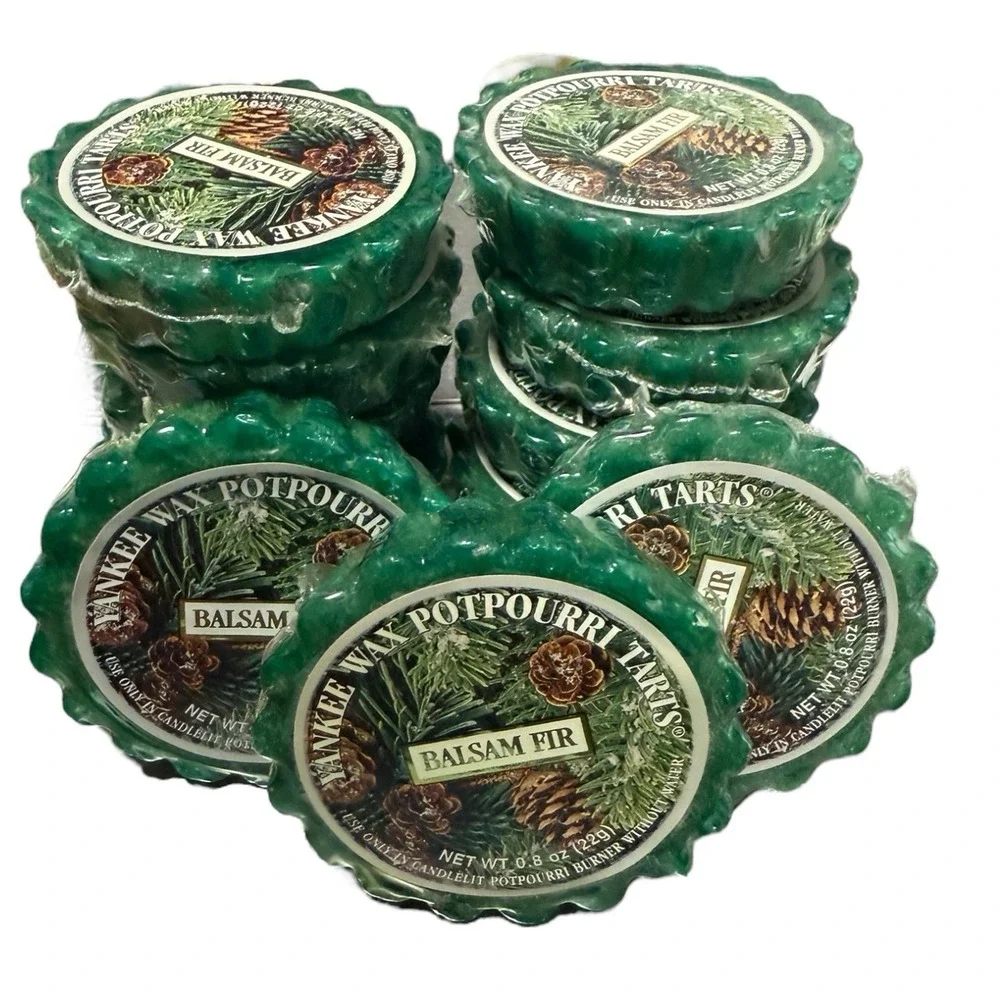 Balsam Fir Retired Yankee Candle‎ Tart Wax Potpourri Lot Of 11 Rare HTF